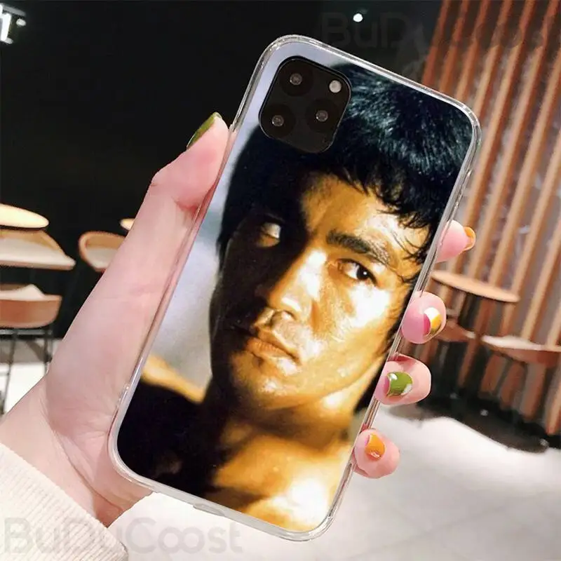 

King of Kung Fu Bruce Lee DIY phone Case cover Shell For iphone 11 Pro11 Pro Max X 8 7 6 6S Plus 5 5S SE cass