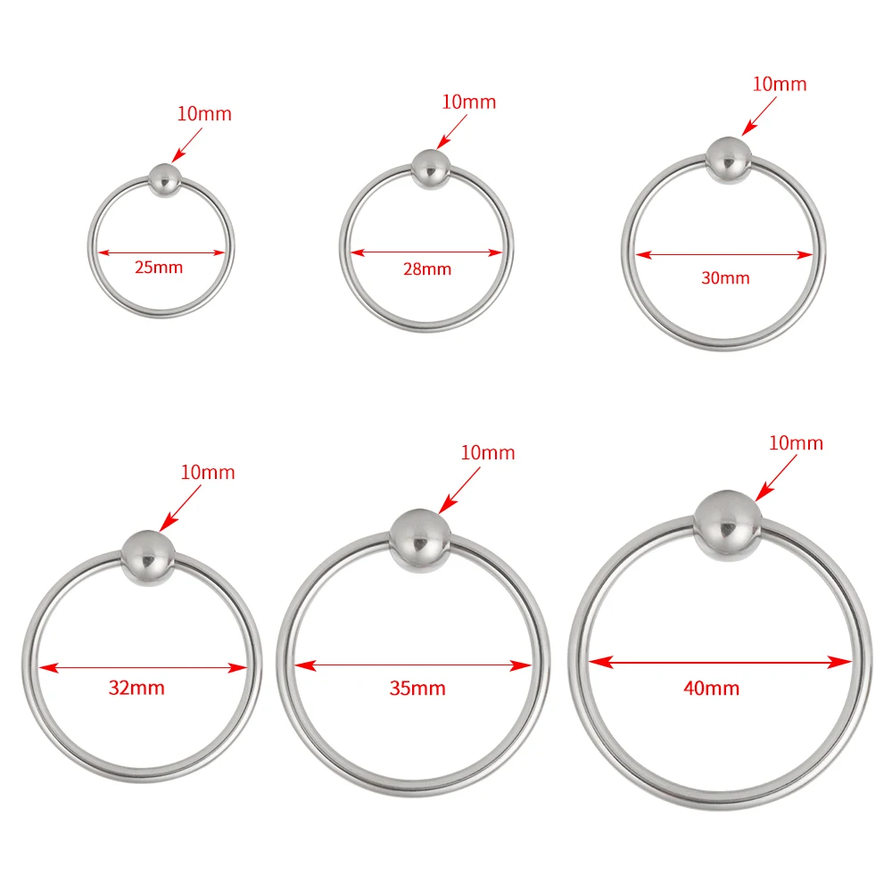 Кольцо для пениса из нержавеющей стали кольцо увеличения мужчин стимуляция Т