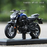 maisto 118 yamaha mt 07 2018 car original authorized simulation alloy motorcycle model toy car collecting