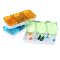 1pcs 3 grids pill box case pills organizer case portable travel medical drugs tablet storage container medicine box