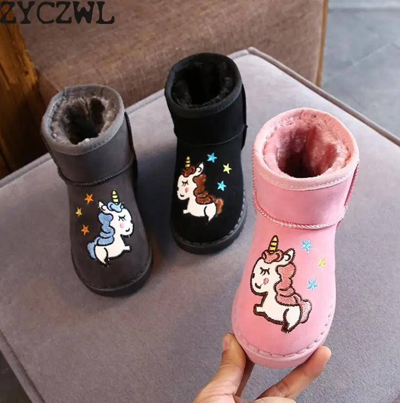 Теплые детские зимние ботинки для детей новинка зимняя обувь принцессы с