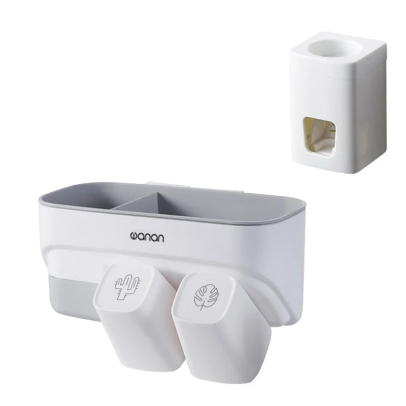 

Wall Mounted Storage Racks Bathroom Storage Rack Drawer Organizer Hanging Storage Basket Storage Box With A Teething Cup Holder