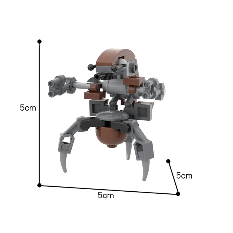 

2021 New Space Wars Destroyer Droid Droidekaing Diy Building Blocks Military Robot Bricks Collection Creative Children's Toys