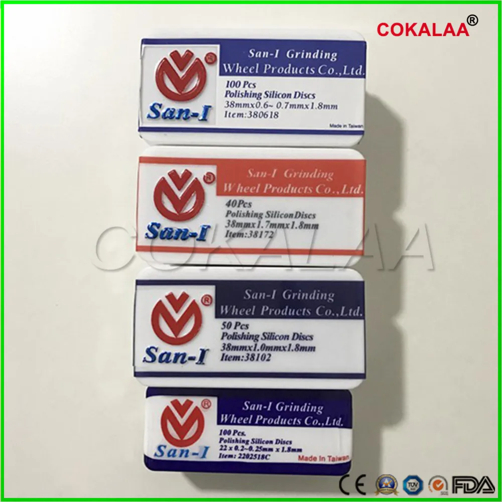 

Dental Laboratory Material San-I Polishing Silicon Discs Polishing Abrasive Disc Dental Materials