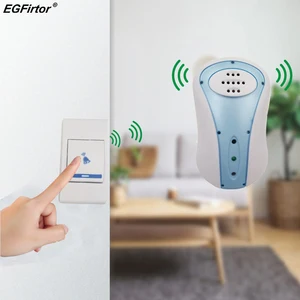 Беспроводной звонок на ворота, дверной звонок большого радиуса действия, домофон, беспроводной домашний дверной звонок для домашнего офиса, управление