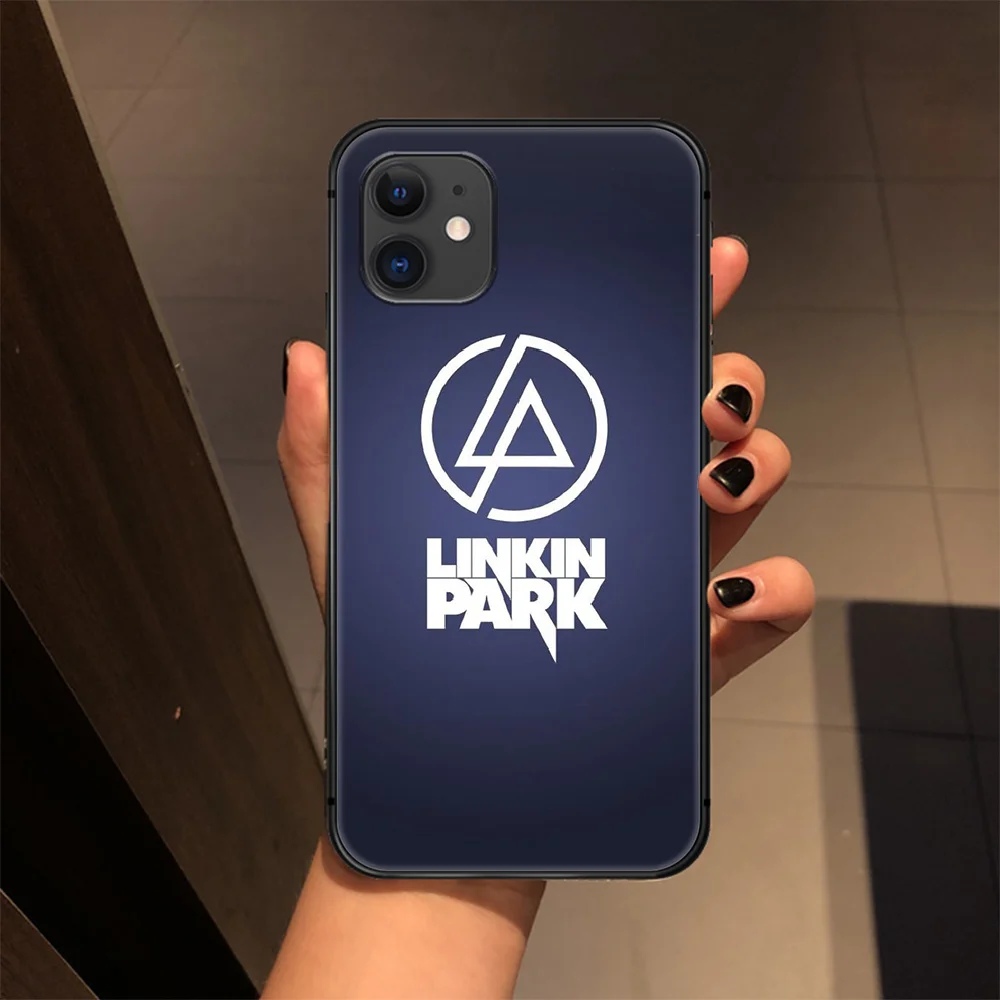 

linkin Rock and park Phone Case Cover Hull For iphone 5 5s se 2 6 6s 7 8 11 12 mini plus X XS XR PRO MAX black bumper luxury