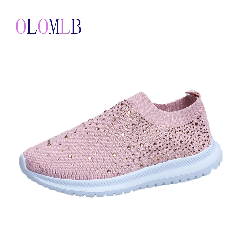 2020 женские кроссовки сезон весна-осень обувь из Вулканизированной Ткани с