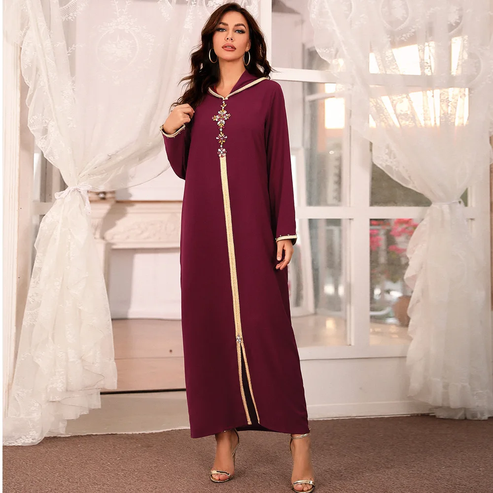 Abaya Дубай Турция мусульманская мода хиджаб платье Американский мусульманский Мусульманский Стиль Одежда африканские платья для женщин