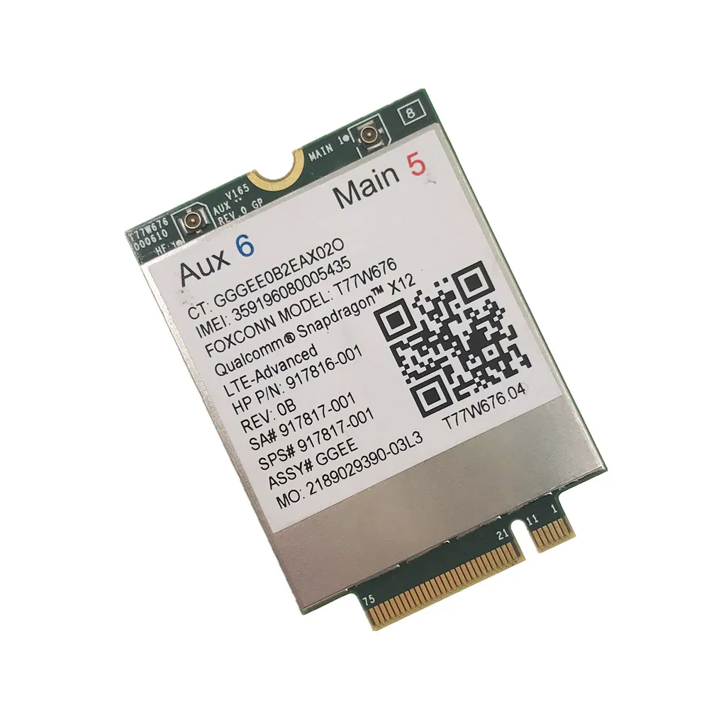 Модем LTE HP lt4220 T77W676 917817-001 4G WWAN M.2 450 Мбит/с для Elite X2 1030 G3 EliteBook X360 | Компьютеры и офис