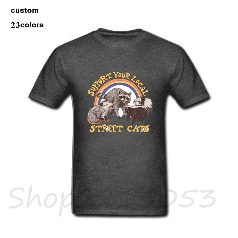 Мужская футболка в уличном стиле с принтом кота и наушников летняя дышащая из 100%