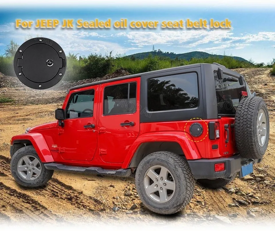 MOPAI крышка бака для Jeep Wrangler JK 2007- автомобильный масляный топливный бак крышка с ключом замок крышка для Jeep Wrangler JK автомобильные аксессуары