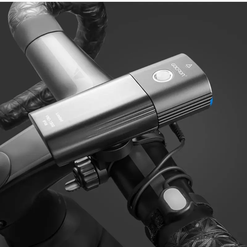 

Bike Head Lights Waterproof USB Charging 1800lm Cycling Night Ride Front Lamp J6PF