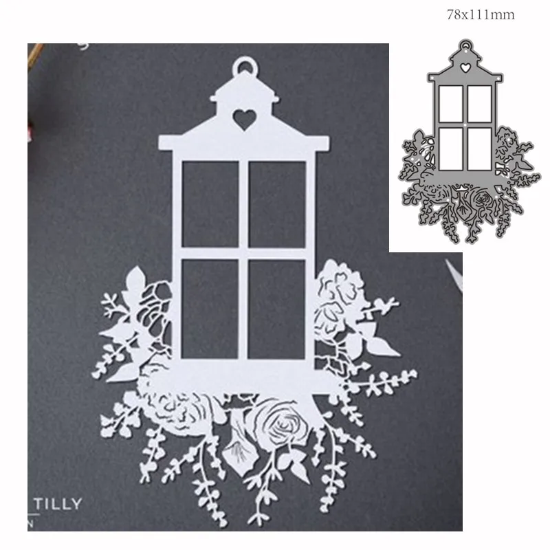 

Metal Cutting Dies Cut Mold Window flower cage Decoration Scrapbook Paper Craft Knife Mould Blade Punch Stencils
