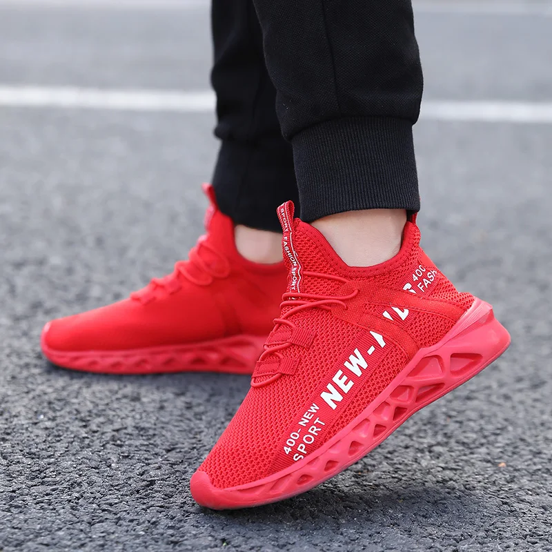 

Size 28~39 Children's Shoes Fashion New Style Running Shoes Mesh Breathable Kids Flats Sneakers