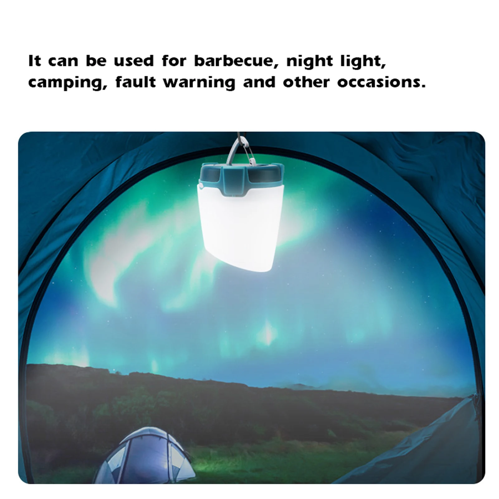 

AOTU Outdoor Colorful Camping Lamp Camping Lights Portable Tent Lamp Emergency Waterproof Night Light Camping Equipment