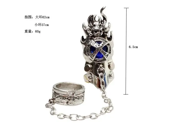 Lateefah модное Ювелирное кольцо kateyo Hitman Reborn ring аниме Vongola вращающиеся ювелирные кольца аксессуары для косплея в подарок - Цвет основного камня: Blue