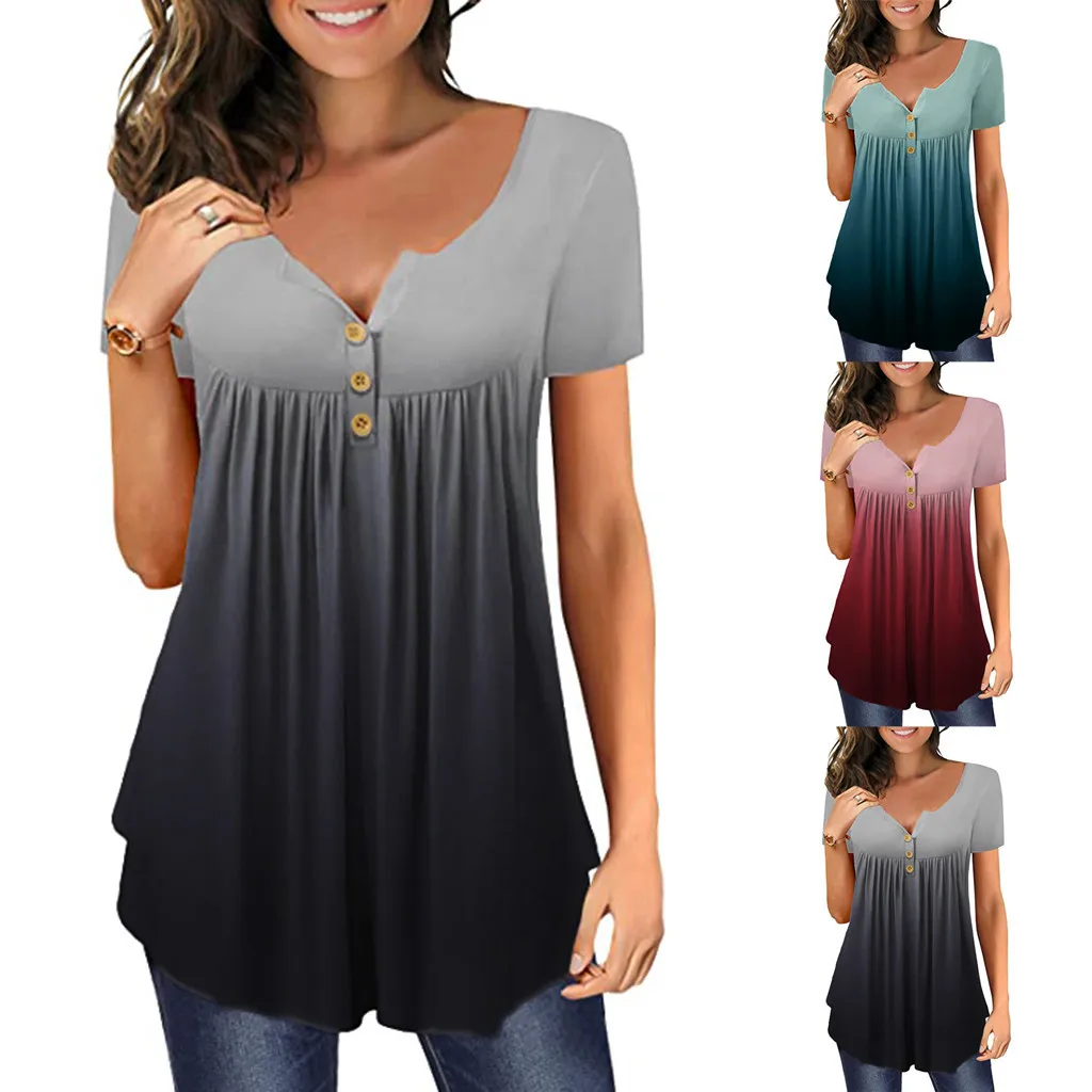 

Женская летняя модная блузка с круглым вырезом и коротким рукавом, женская футболка, новинка 2021, Ropa De Mujer, короткий рукав # A