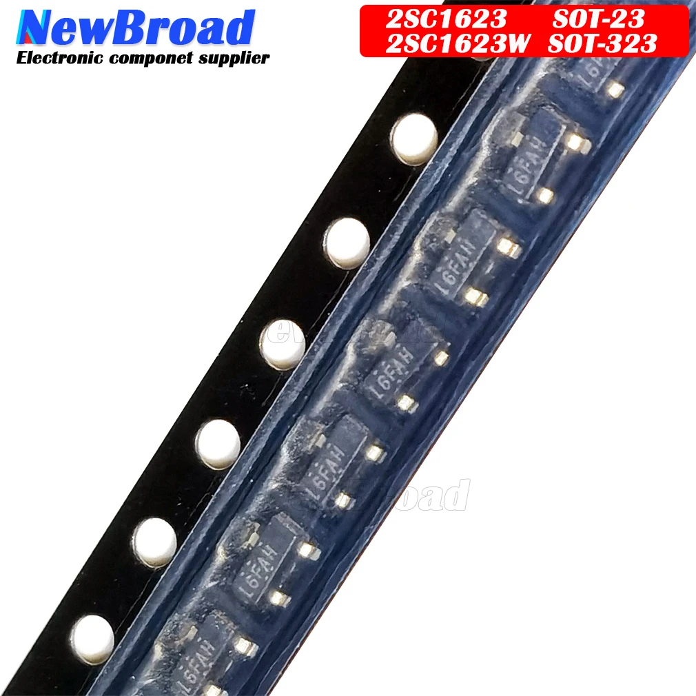 Патч-транзистор NPN L6 L7 2SC1623-T1B 2SC1623 L2SC1623SLT1 SOT-23 2SC1623W SOT323 50 В/100 мА шт. | Электронные