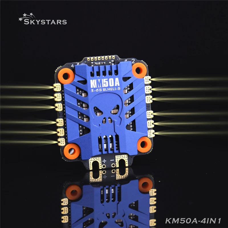 

SkyStars Kramam KM50A 4-in-1 BLHeli_S Dshot600 3-6s 50A Esc For Fpv Multicopter Rc Racing Drone Accessories
