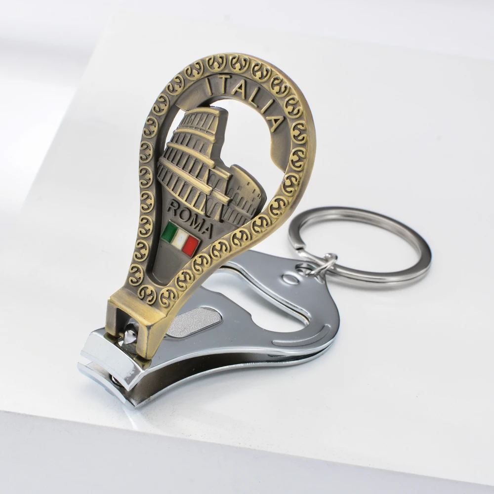 Vicney Italy Roma брелок, винтажный античный бронзовый Колизей, строительный брелок, итальянский брелок, подарок, сувениры для лучшего друга