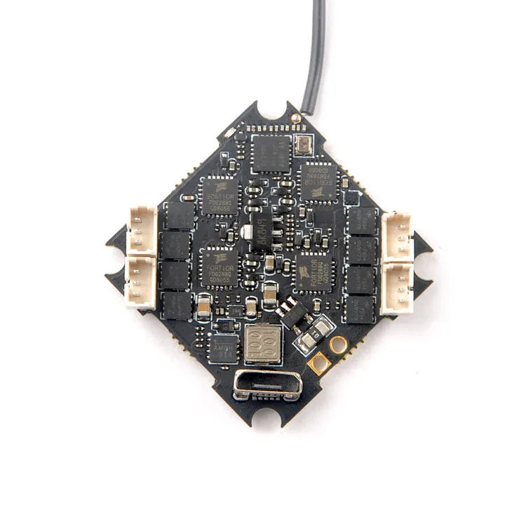 HappyModel Crazybee F4 PRO V3.0 Контроллер полета BLHELI_S 10A 2 4S ESC SPI FRSKY FLYSKY для беспилотных