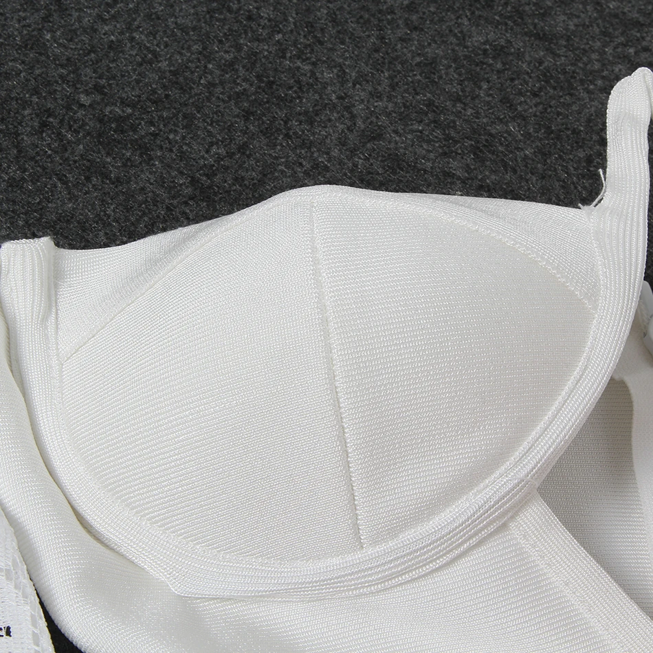 2021 весеннее новое женское белое платье с длинными рукавами без бретелек