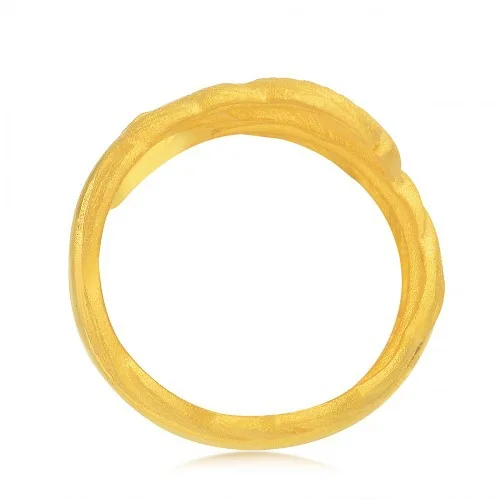 3d твердые золотые ювелирные изделия любовь секретное перо Открытое кольцо для