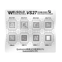 mechanic vs27 bga reballing stencil for mt6739vmt6757vmt6763v mt6771vsdm660dm710 sdm845 a b mtk cpu ic chip steel mesh