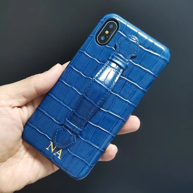 Solque Ультратонкий чехол из натуральной кожи крокодила для iPhone X XS Max 7 8 Plus|Бамперы| |
