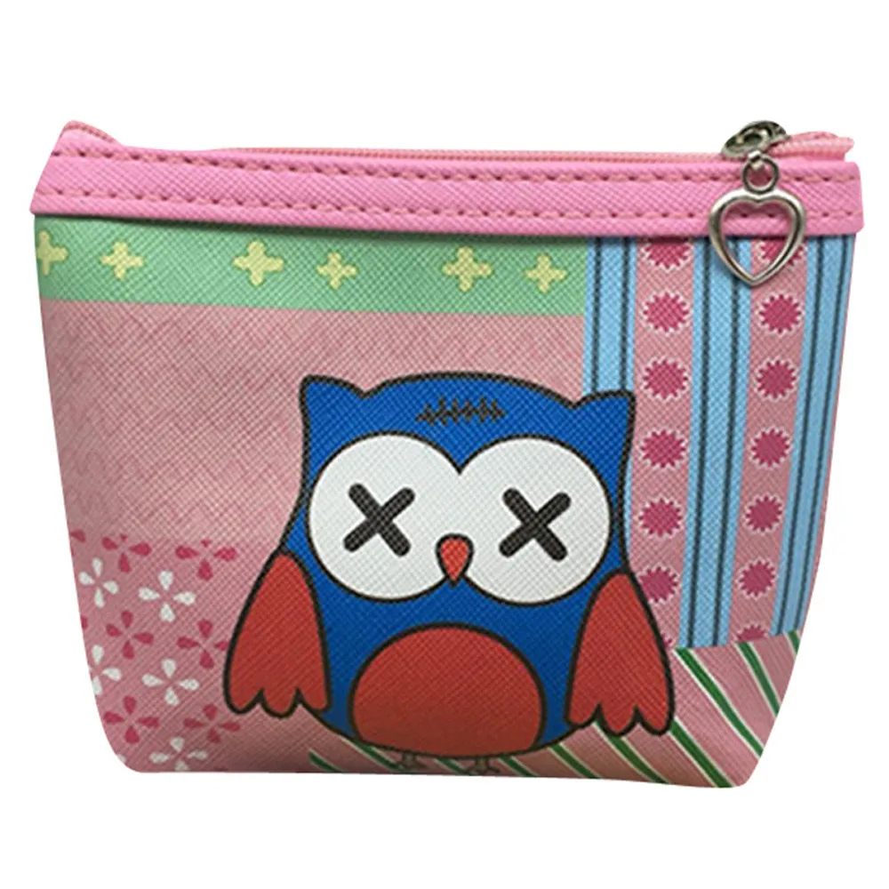Женские Сова Бумажник держатель для карт Сумочка монет клатч сумочка кошелек