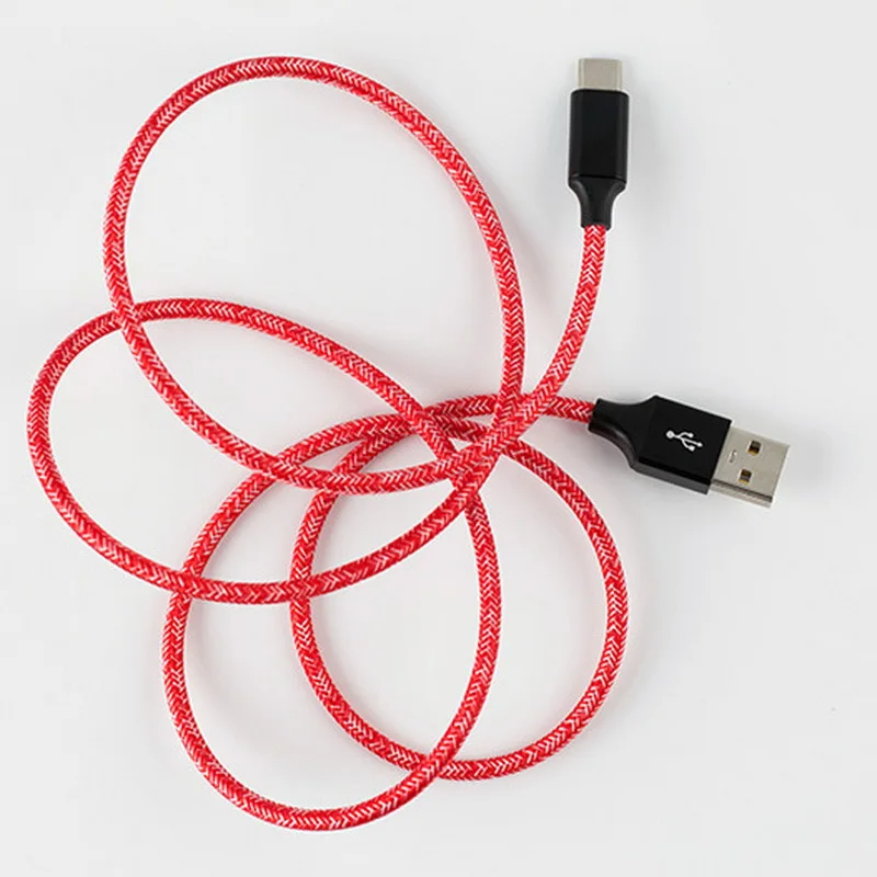 Новый Плетеный usb кабель из пеньковой веревки типа C 1 м/2 м/3 м для синхронизации