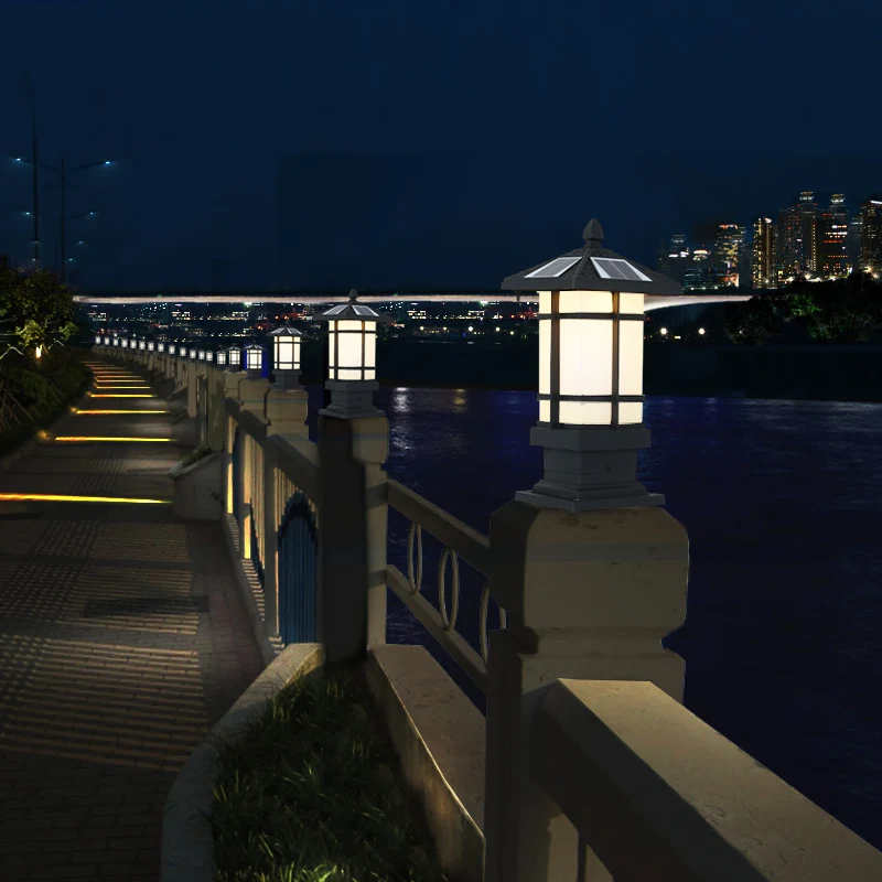 Уличный светильник на солнечной батарее светодиодный водонепроницаемый