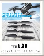 2 пары B4W X11 пропеллер лезвие складной пропеллер реквизит для MJX B4W JJR/C X11 gps RC Wifi FPV Дрон