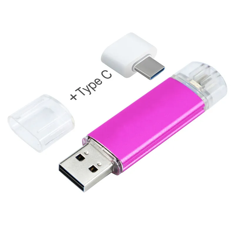 128 ГБ логотип otg usb2.0 флэш-накопитель OTG USB флеш-накопитель 4gb/8GB/16GB/32GB/смартфон 64 Гб