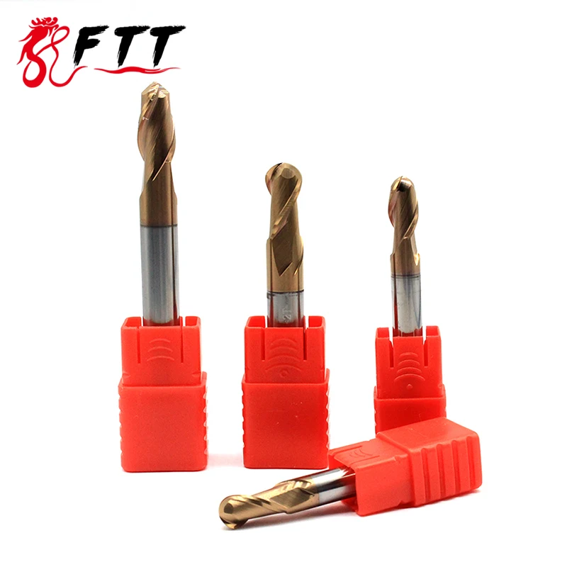 Концевая фреза R0.5/R0.75/R1/R1.5/R2/R3/HRC55 с 2 канавками|Фреза| |