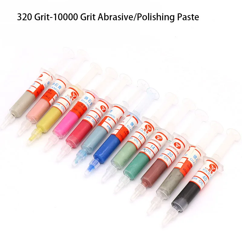 5 шт. W0.5-W40 Grit320-10000 Алмазная абразивная игла для ввода пасты шлифовальная трубка