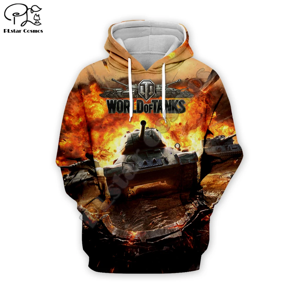 Новинка PLstar Cosmos толстовки с рисунком World Of Tanks толстовка унисекс 3D принтом Мужская