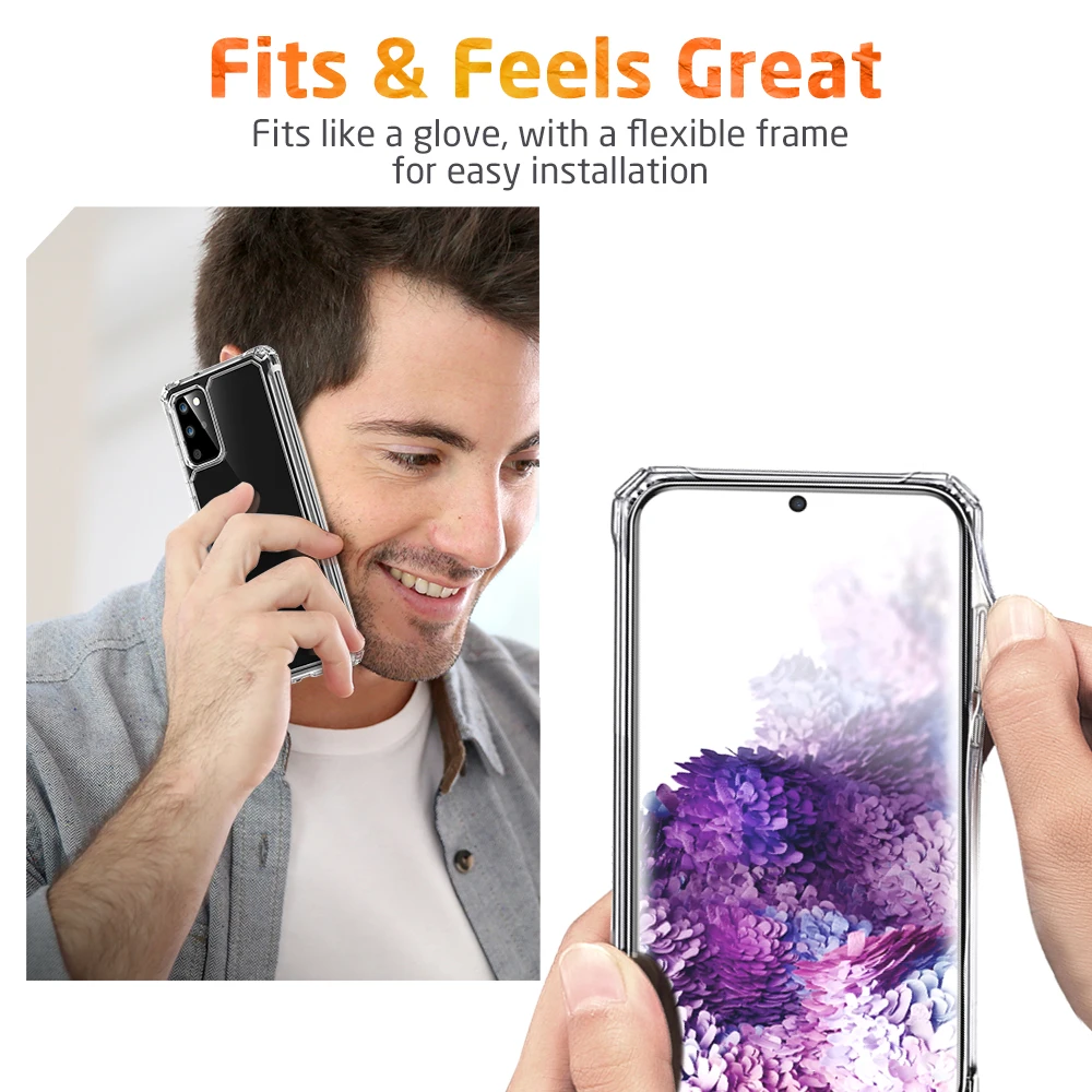 Чехол ESR для Samsung Galaxy S20 Ultra Plus прозрачный чехол воздушный армированный тонкий