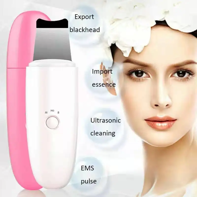 Ультразвуковая машина для очистки кожи лица скруббер удаления грязи и черных
