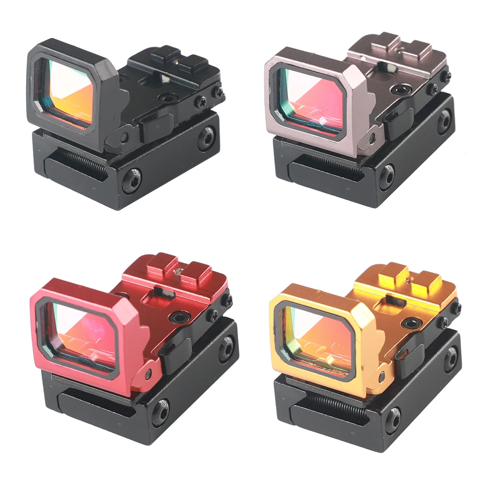 

Flip Red Dot Sight RMR Holographic Reflex Sight For AR15 M4 Rifle Glock MOS Pistol with picatinny rail mount