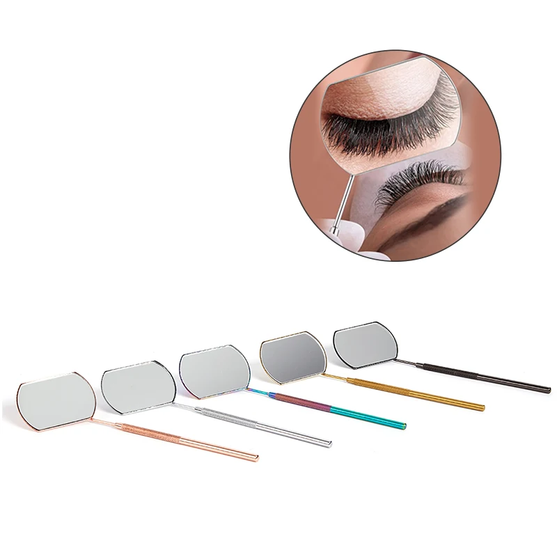 

Eyelash Mirror Large Makeup Mirror Magnifying Beauty Long Handle Mirror For Checking False Eyelashes Tools Extension Makeup Tool