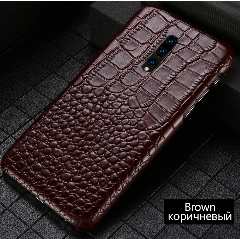 Чехол из натуральной кожи в деловом стиле для One plus 7, чехол 7 Pro с текстурой крокодила, противоударный чехол для телефона One plus 6 6T 5 5T coque