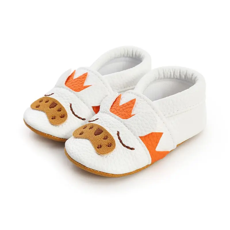 

0-18M Fashion Baby Boy Girl Breathable Cartoon Animal Pattern Anti-Slip Shoes Casual Sneakers Toddler Soft Soled First Walkers