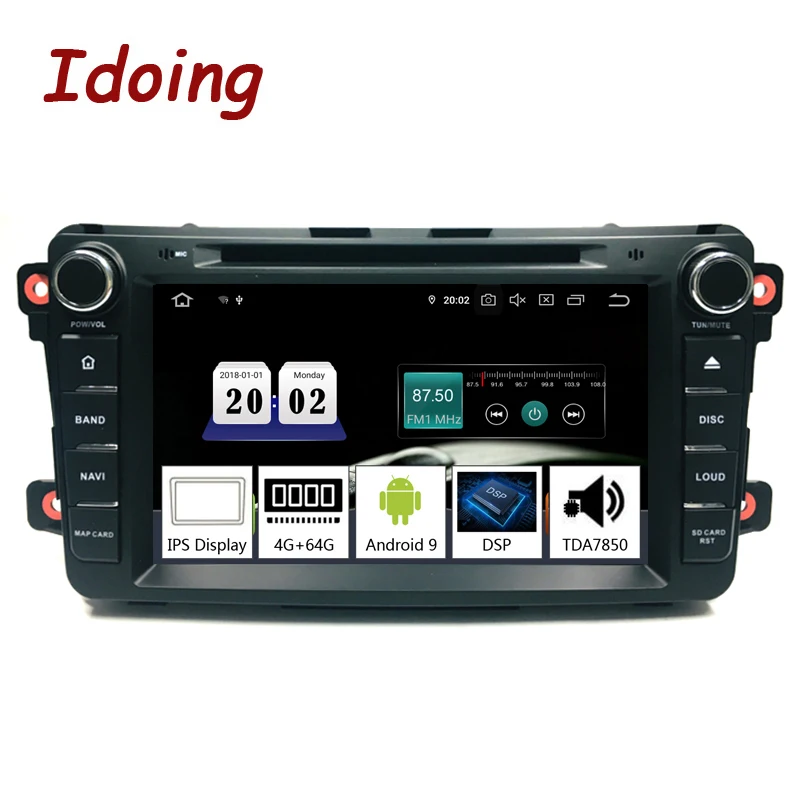 Idoing 8 &quot2Din Радио Android для Mazda CX9 2007-2015 Автомобильная Мультимедийная система DVD