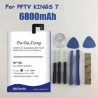 DaDaXiong оригинальный 6800mAh EF168 Аккумулятор для PPTV King7S PP6000 мобильный телефон высококачественный аккумулятор + номер отслеживания