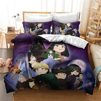 my hero academia 3d bedding set popular anime printed duvet cover set pillowcase twin queen king size bedclothes free shipping