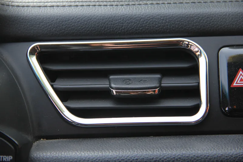 6 шт./компл. автомобильный Стайлинг ABS хромированный чехол для вентиляционного