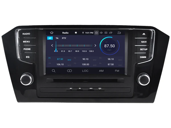 PX5 4g + 64g Android 9 0 автомобильный dvd плеер для VW PASSAT 2016 Автомобильный мультимедийный