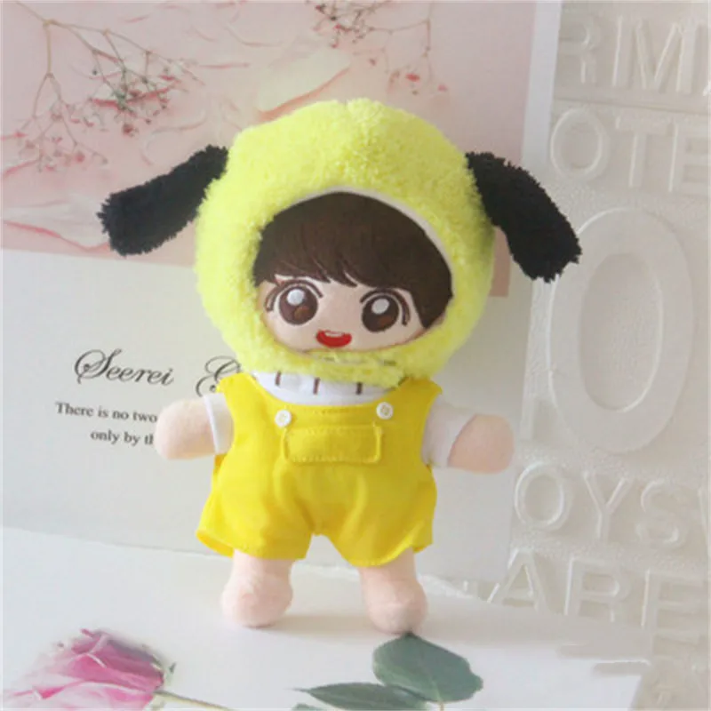 

20CM Plush Doll Cute Hat Red Love Hat Yellow Puppy Hat Blue Koala Hat 20cm Doll Headgear Accessories
