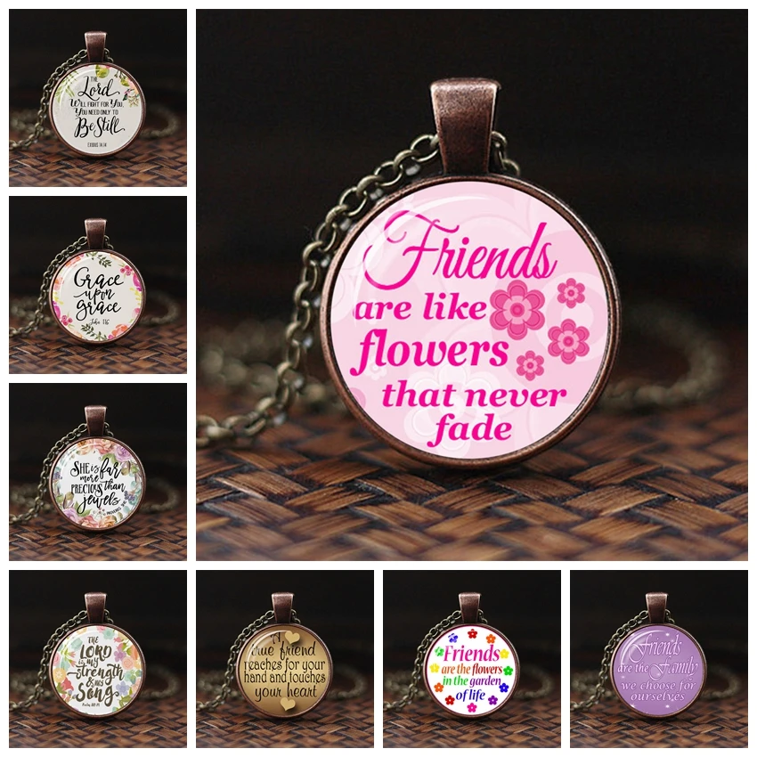 Библейский стих друг Тема ожерелье если друзья были цветами я бы выбрать вам